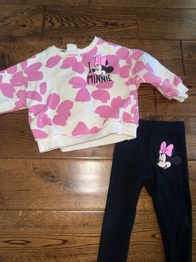 Zara Minnie Mouse Disney Set Size 1 1/2 Year